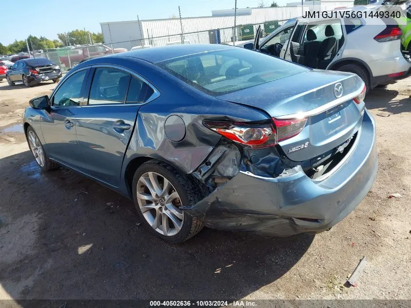 JM1GJ1V56G1449340 2016 Mazda Mazda6 I Touring