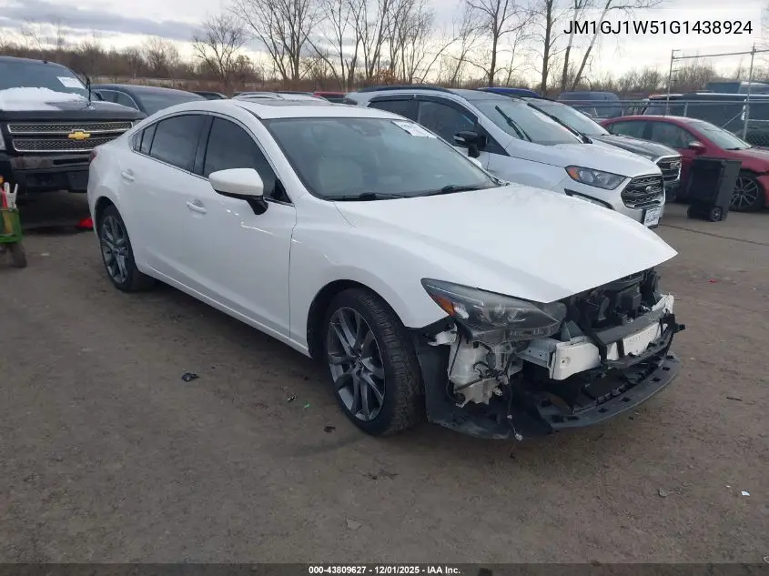 JM1GJ1W51G1438924 2016 Mazda Mazda6 I Grand Touring
