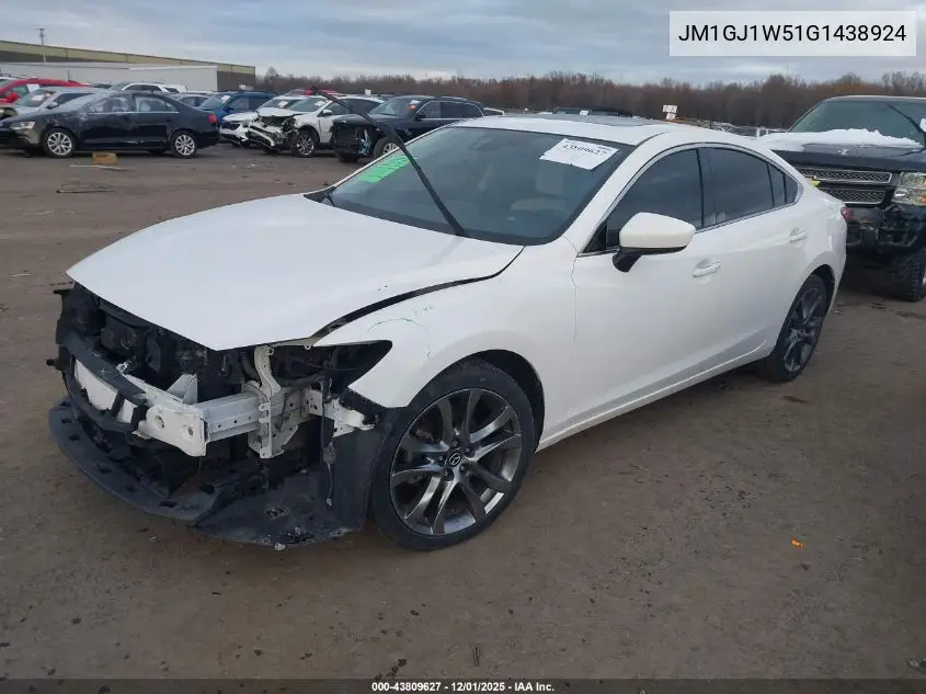 JM1GJ1W51G1438924 2016 Mazda Mazda6 I Grand Touring
