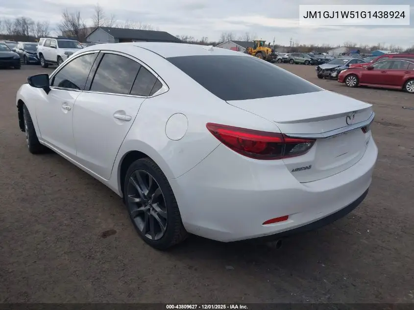 JM1GJ1W51G1438924 2016 Mazda Mazda6 I Grand Touring
