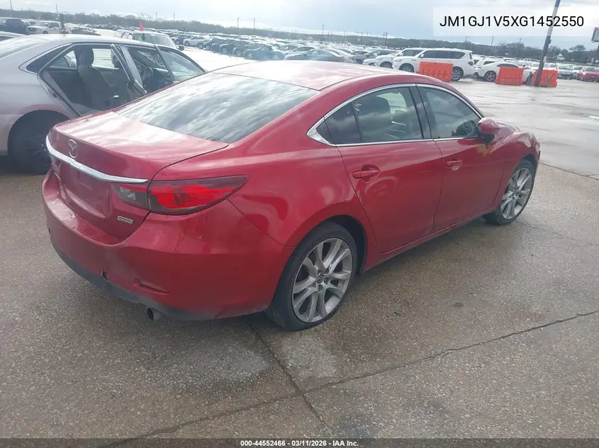 JM1GJ1V5XG1452550 2016 Mazda Mazda6 I Touring