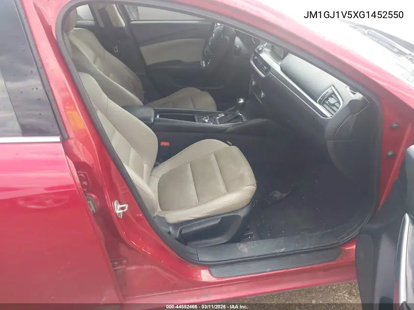 JM1GJ1V5XG1452550 2016 Mazda Mazda6 I Touring