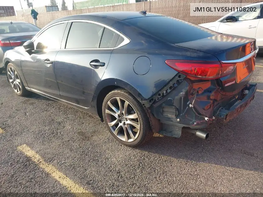 JM1GL1V55H1108202 2017 Mazda Mazda6 Touring