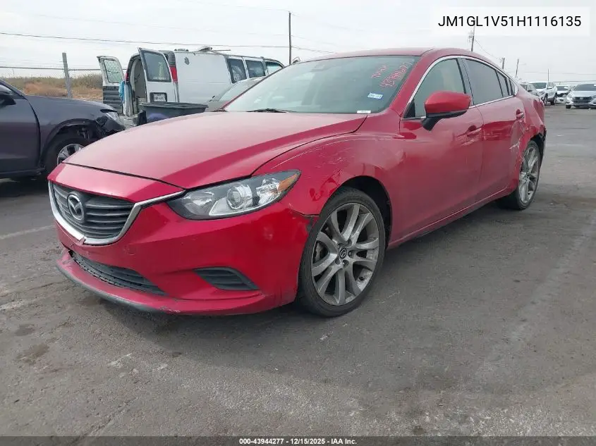 JM1GL1V51H1116135 2017 Mazda Mazda6 Touring