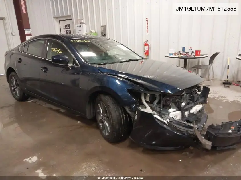 JM1GL1UM7M1612558 2021 Mazda Mazda6 Sport