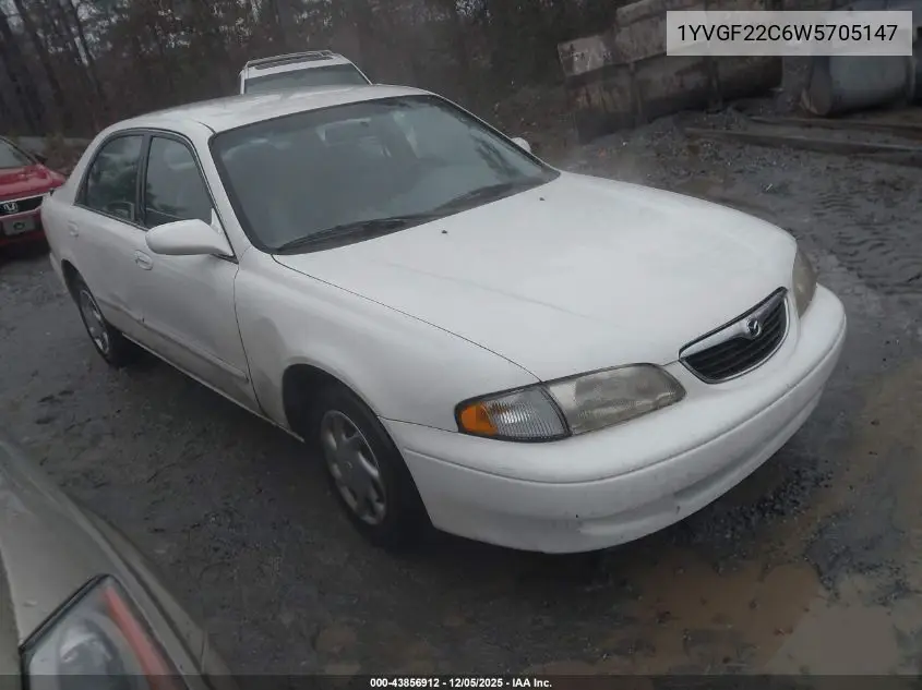 1YVGF22C6W5705147 1998 Mazda 626 Dx/Lx