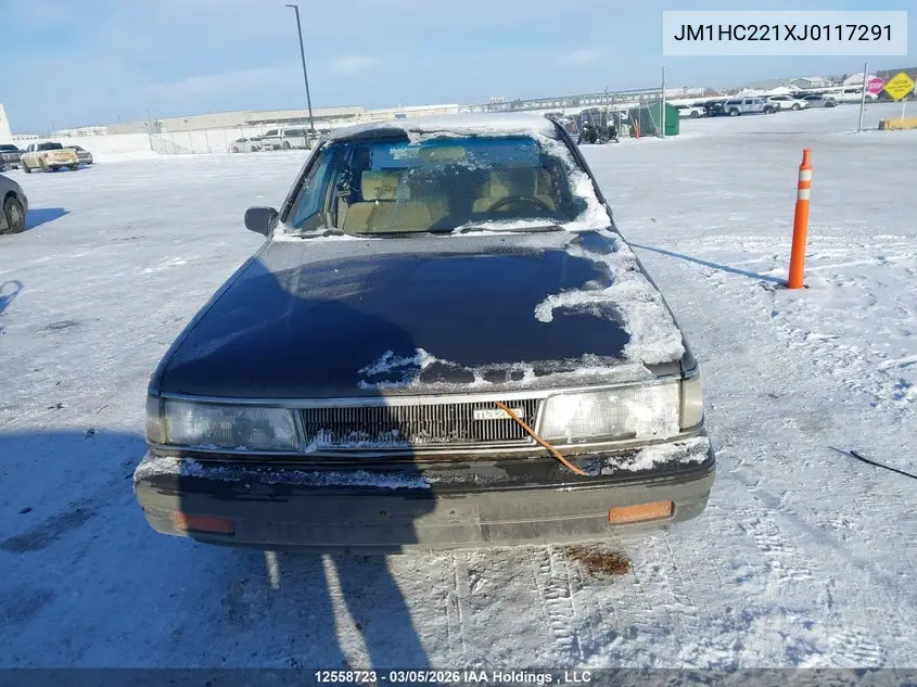 1988 Mazda 929 VIN: JM1HC221XJ0117291 Lot: 12558723