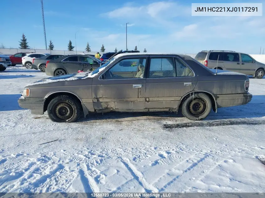 1988 Mazda 929 VIN: JM1HC221XJ0117291 Lot: 12558723