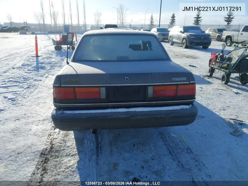 1988 Mazda 929 VIN: JM1HC221XJ0117291 Lot: 12558723