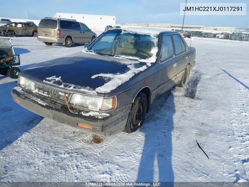 1988 Mazda 929 VIN: JM1HC221XJ0117291 Lot: 12558723