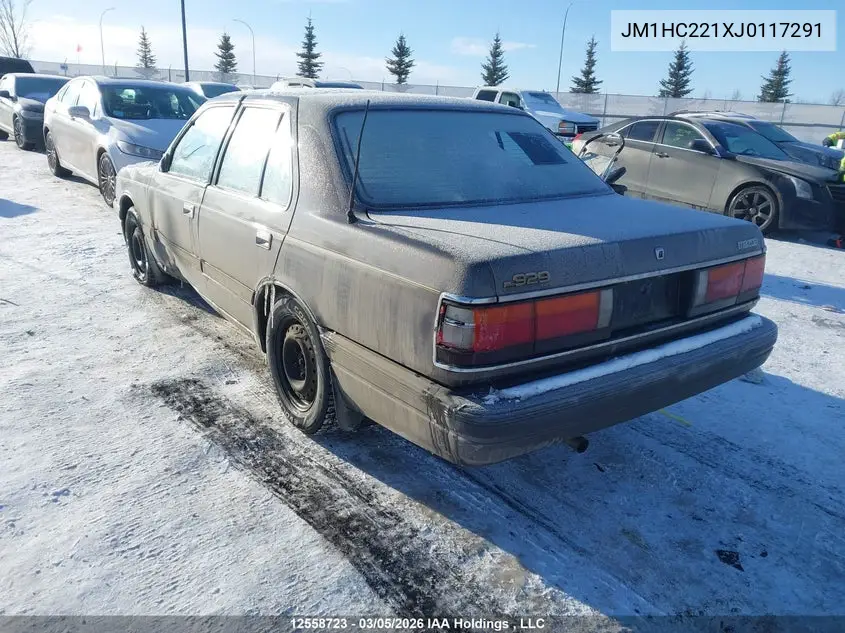 1988 Mazda 929 VIN: JM1HC221XJ0117291 Lot: 12558723