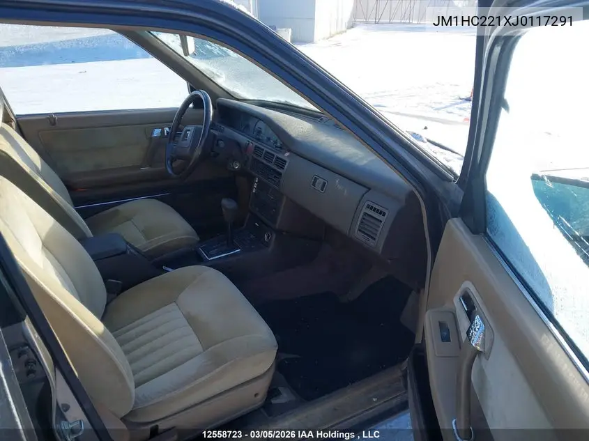 1988 Mazda 929 VIN: JM1HC221XJ0117291 Lot: 12558723