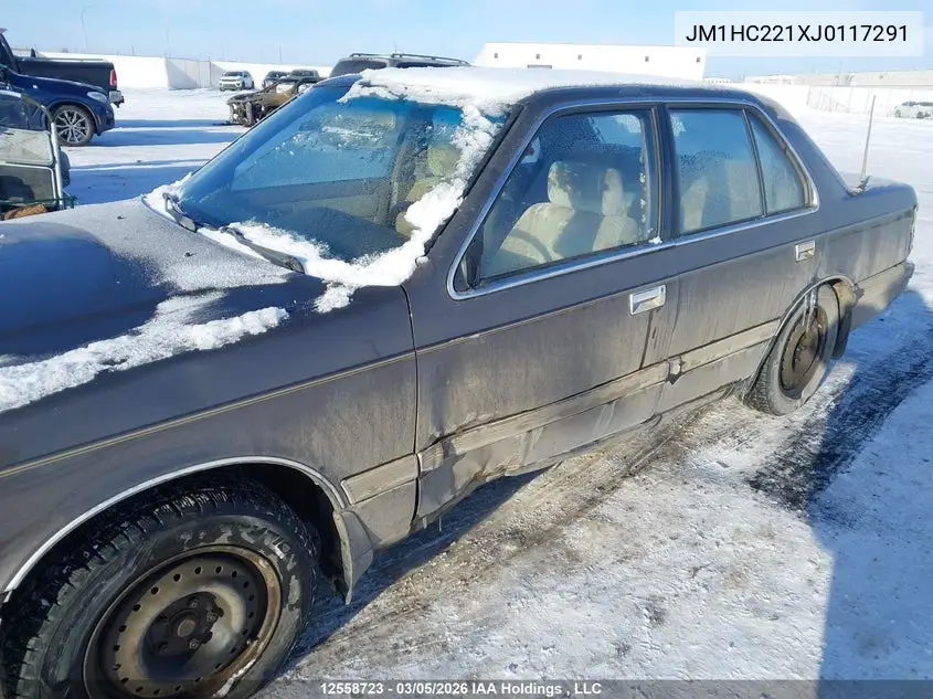 1988 Mazda 929 VIN: JM1HC221XJ0117291 Lot: 12558723