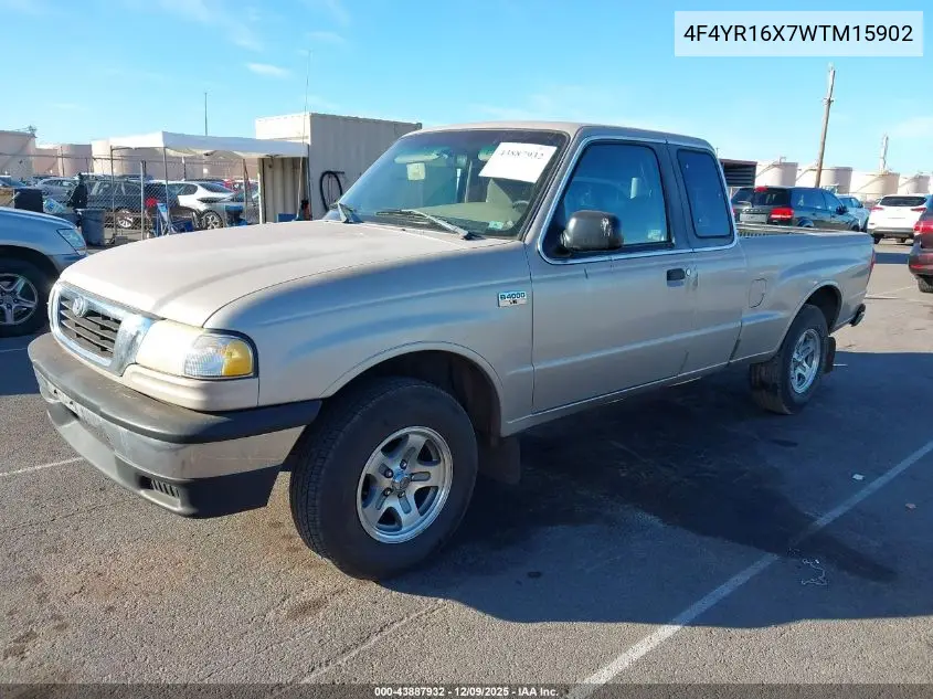 4F4YR16X7WTM15902 1998 Mazda B4000 Se