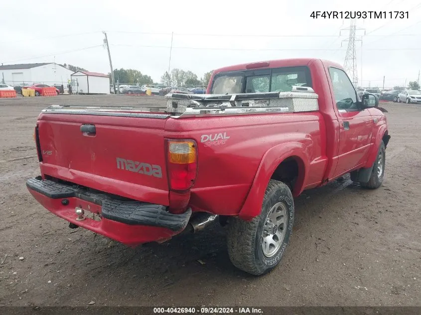 4F4YR12U93TM11731 2003 Mazda B3000