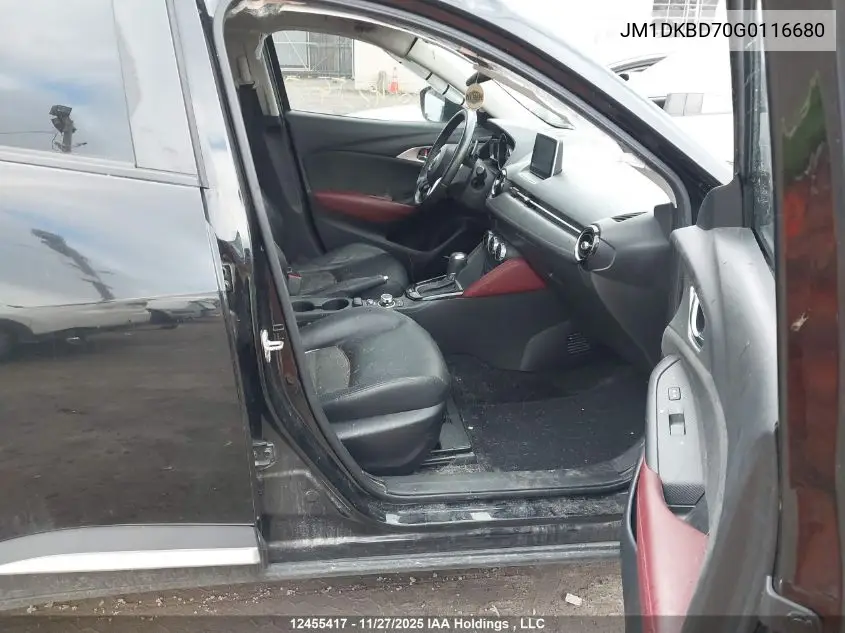 JM1DKBD70G0116680 2016 Mazda Cx-3