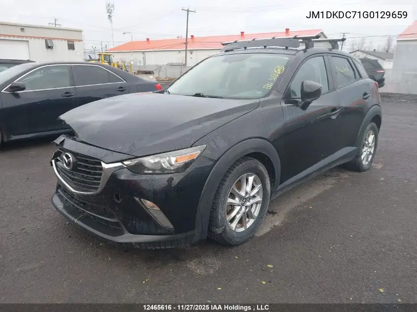 JM1DKDC71G0129659 2016 Mazda Cx-3 Gs