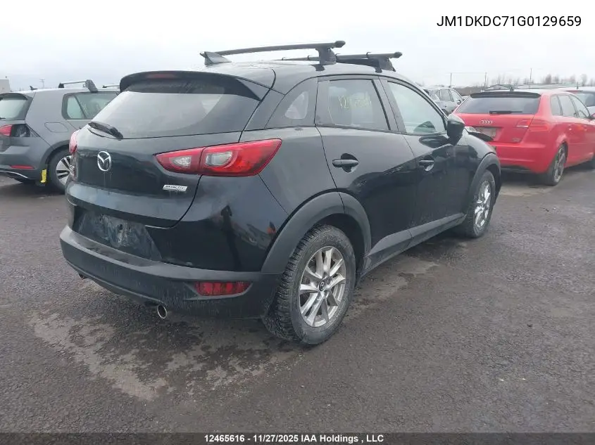 JM1DKDC71G0129659 2016 Mazda Cx-3 Gs