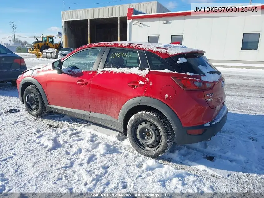 JM1DKBC76G0125465 2016 Mazda Cx-3 Gs