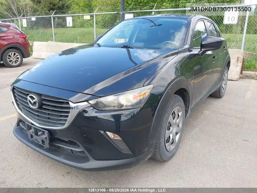 2016 Mazda Cx-3 VIN: JM1DKDB73G0135500 Lot: 12613106