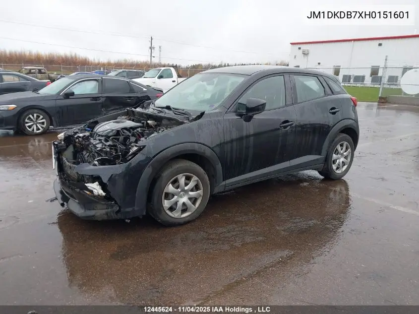 JM1DKDB7XH0151601 2017 Mazda Cx-3 Gx