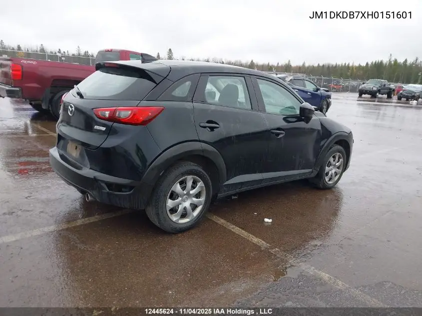 JM1DKDB7XH0151601 2017 Mazda Cx-3 Gx