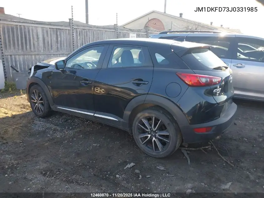 JM1DKFD73J0331985 2018 Mazda Cx-3 Grand Touring