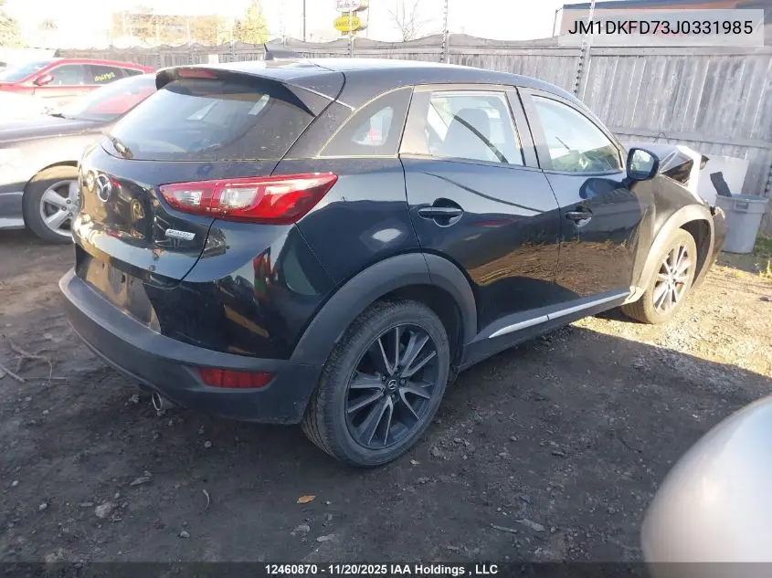 JM1DKFD73J0331985 2018 Mazda Cx-3 Grand Touring