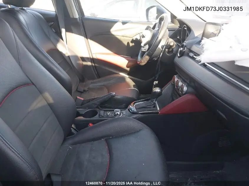 JM1DKFD73J0331985 2018 Mazda Cx-3 Grand Touring