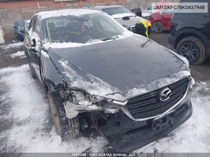 JM1DKFC78K0437948 2019 Mazda Cx-3 Touring