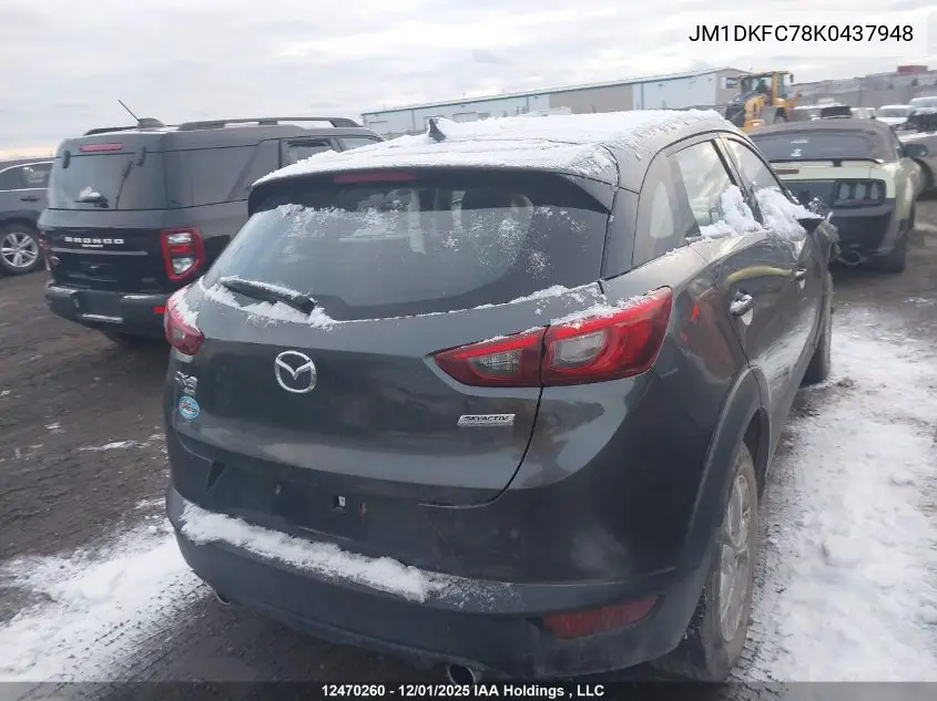 JM1DKFC78K0437948 2019 Mazda Cx-3 Touring