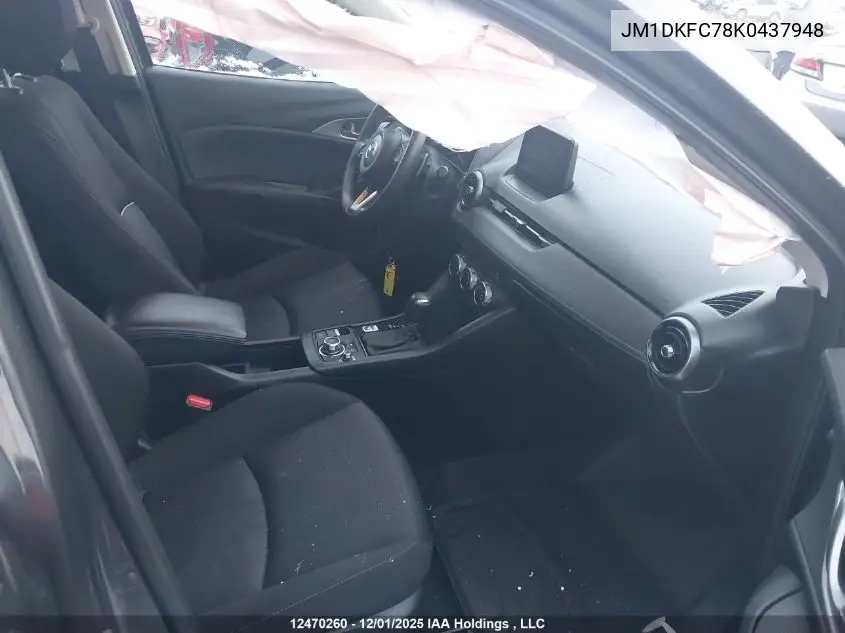 JM1DKFC78K0437948 2019 Mazda Cx-3 Touring