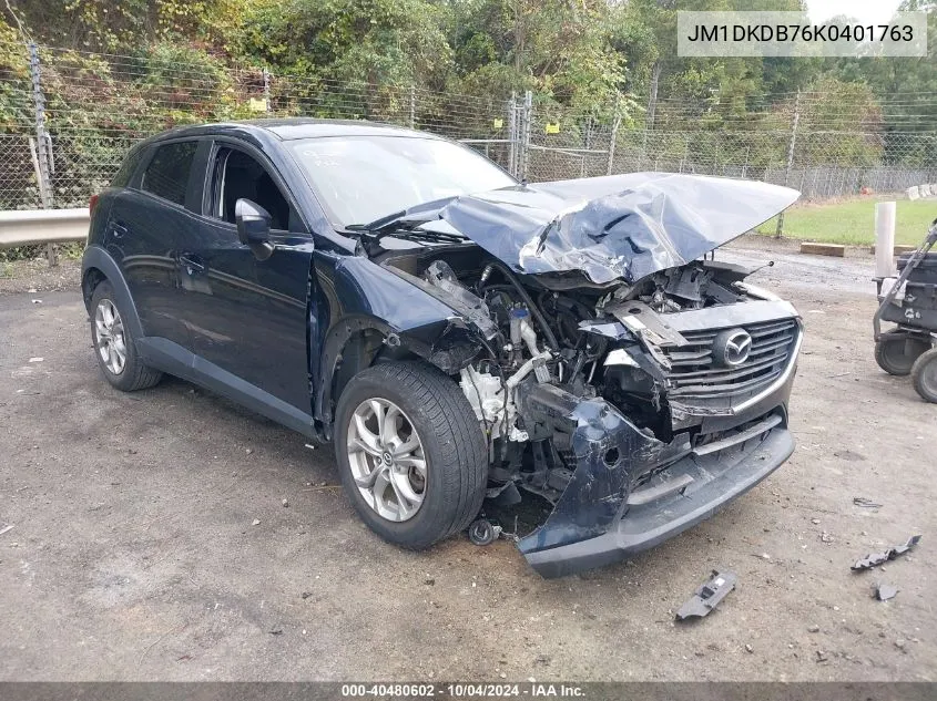 JM1DKDB76K0401763 2019 Mazda Cx-3 Sport