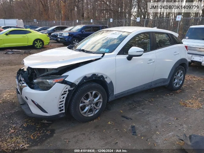 2019 Mazda Cx-3 Sport VIN: JM1DKDB73K1409779 Lot: 41018935