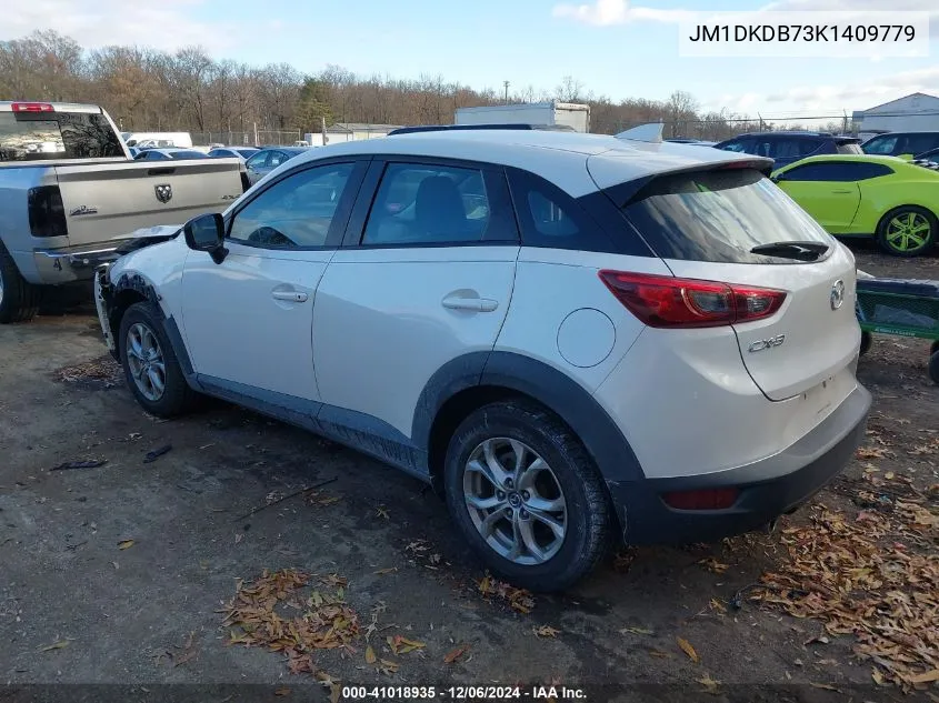 2019 Mazda Cx-3 Sport VIN: JM1DKDB73K1409779 Lot: 41018935