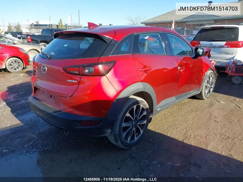 JM1DKFD78M1514703 2021 Mazda Cx-3
