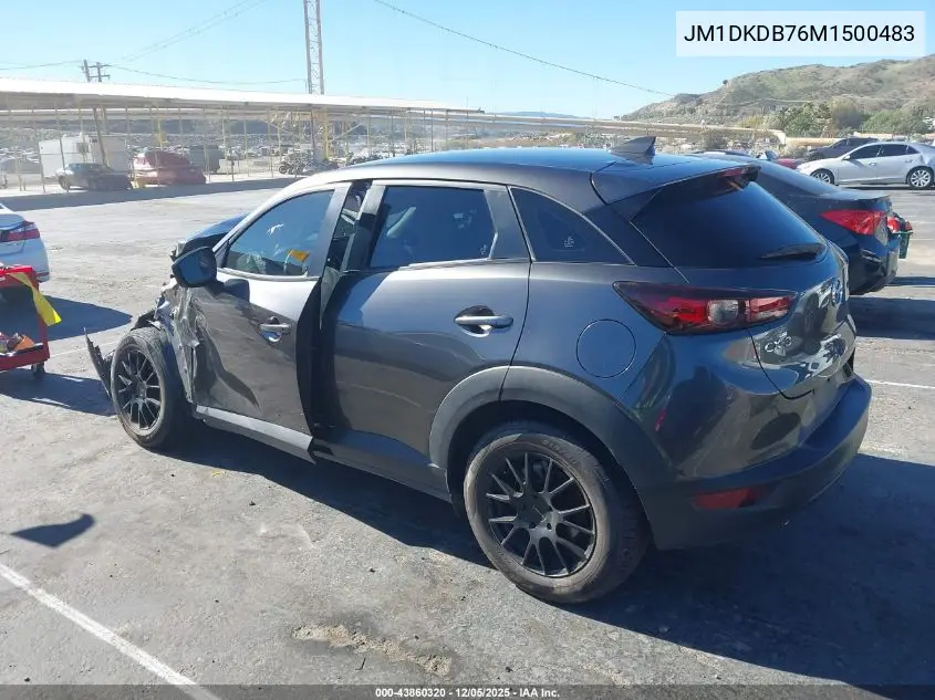 JM1DKDB76M1500483 2021 Mazda Cx-3 Sport