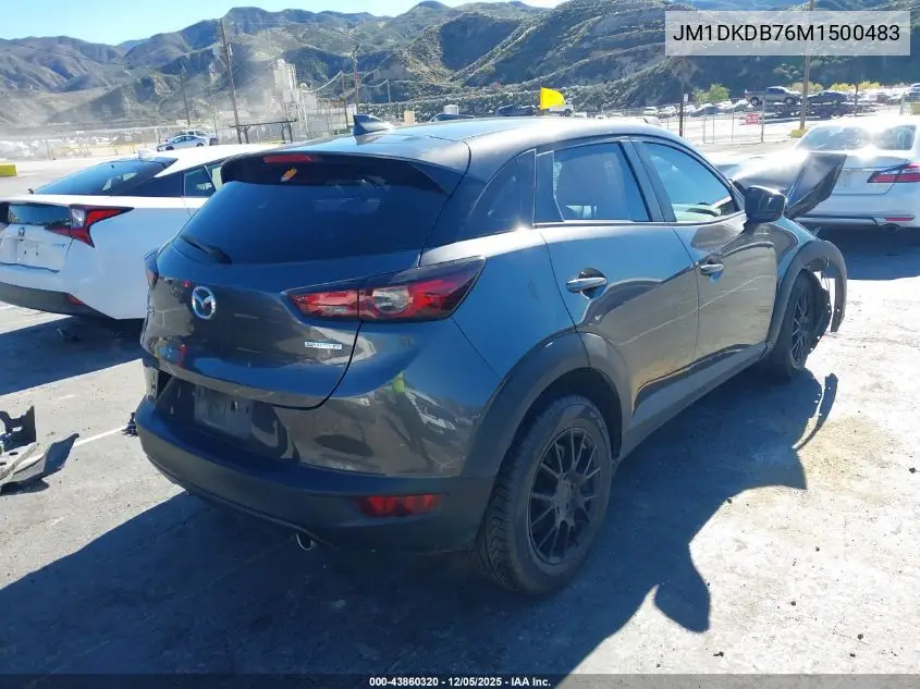 JM1DKDB76M1500483 2021 Mazda Cx-3 Sport