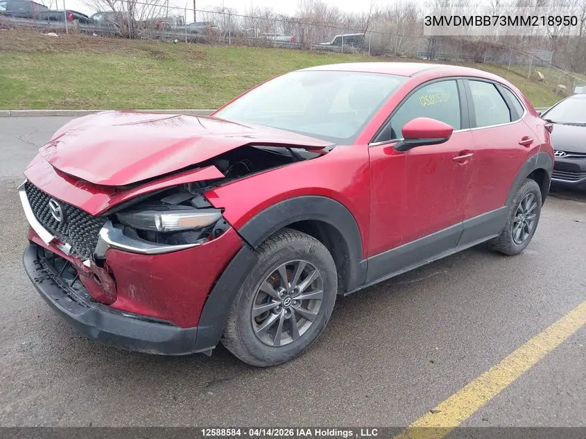3MVDMBB73MM218950 2021 Mazda Cx-30