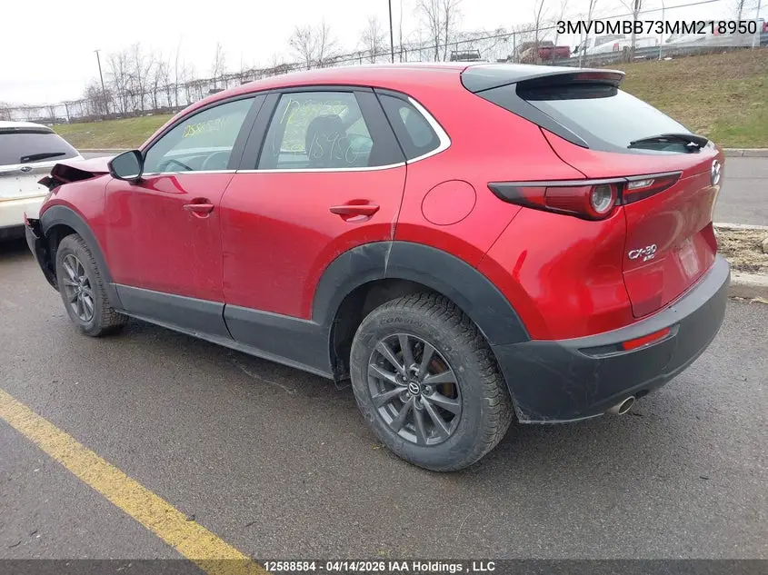 3MVDMBB73MM218950 2021 Mazda Cx-30