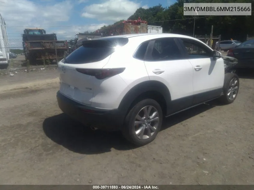 3MVDMBBL6MM215666 2021 Mazda Cx-30 Select