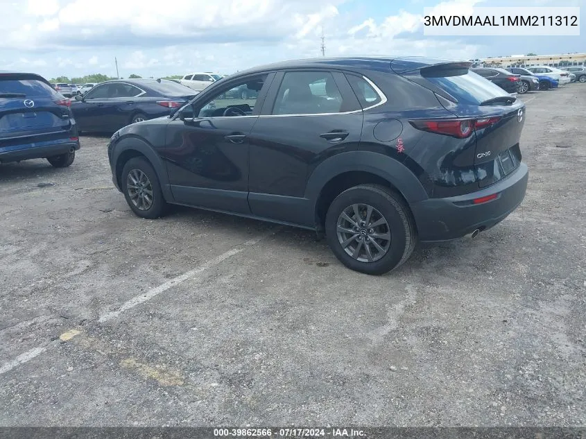 3MVDMAAL1MM211312 2021 Mazda Cx-30 2.5 S