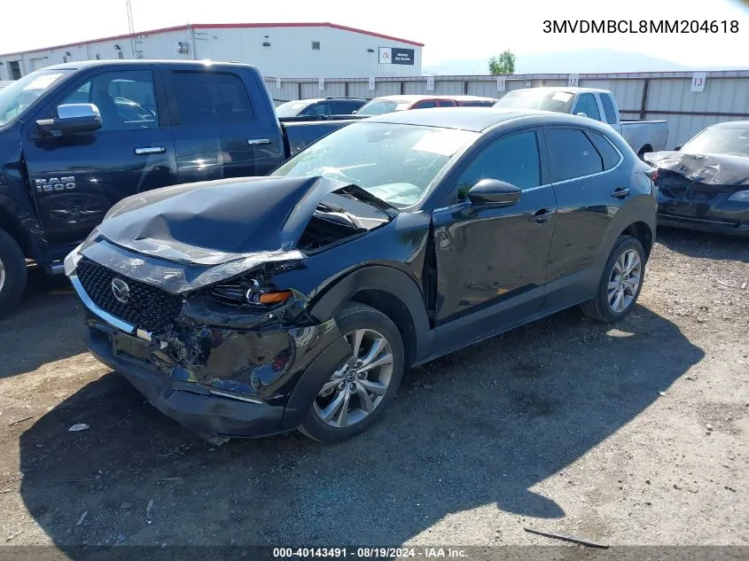 3MVDMBCL8MM204618 2021 Mazda Cx-30 Preferred