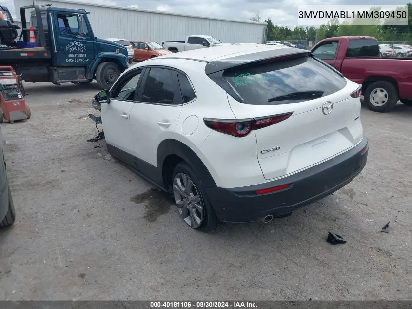 3MVDMABL1MM309450 2021 Mazda Cx-30 Select