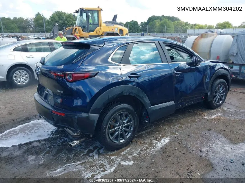 3MVDMAALXMM304202 2021 Mazda Cx-30 2.5 S