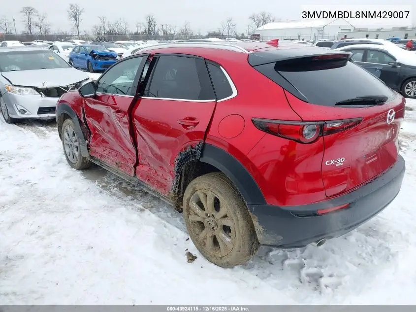3MVDMBDL8NM429007 2022 Mazda Cx-30 Premium