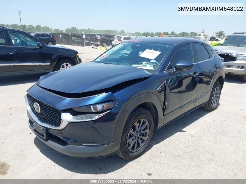 3MVDMBAMXRM648022 2024 Mazda Cx-30 2.5 S