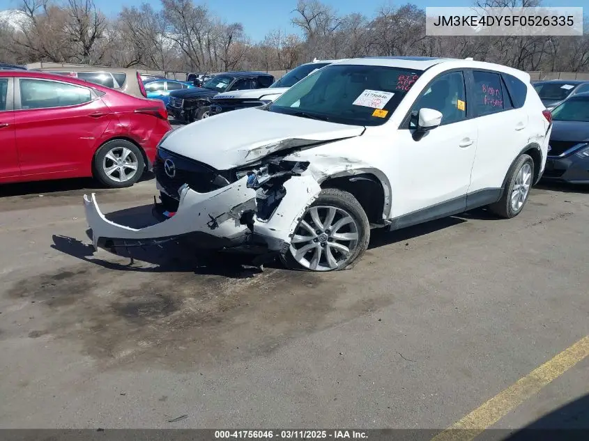 2015 Mazda Cx-5 Grand Touring VIN: JM3KE4DY5F0526335 Lot: 41756046