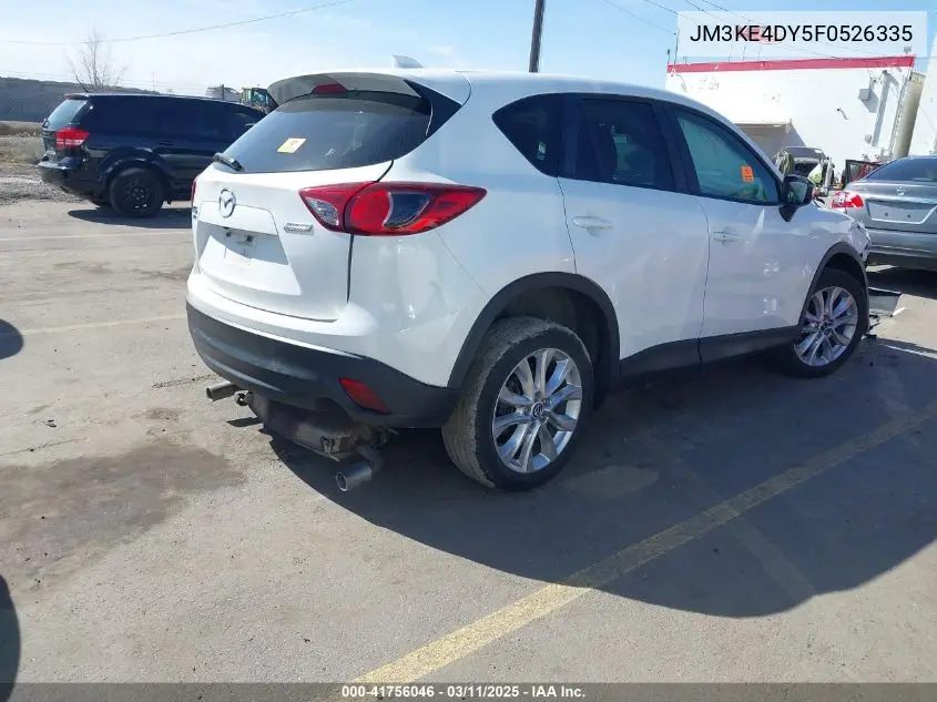 2015 Mazda Cx-5 Grand Touring VIN: JM3KE4DY5F0526335 Lot: 41756046