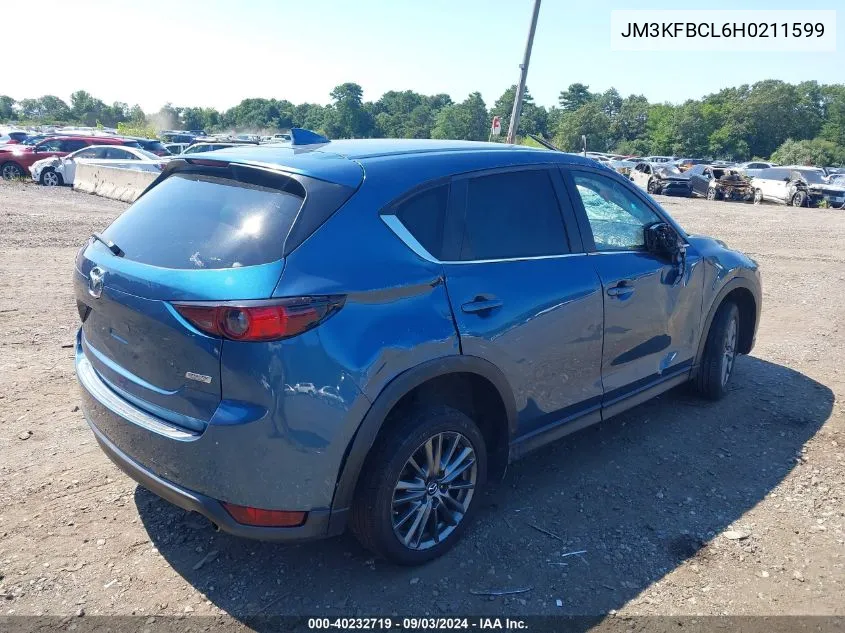 2017 Mazda Cx-5 Touring VIN: JM3KFBCL6H0211599 Lot: 40232719